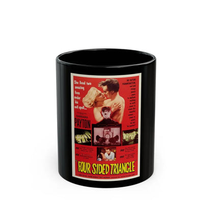 FOUR SIDED TRIANGLE 1953 Movie Poster - Black Coffee Mug-11oz-Go Mug Yourself