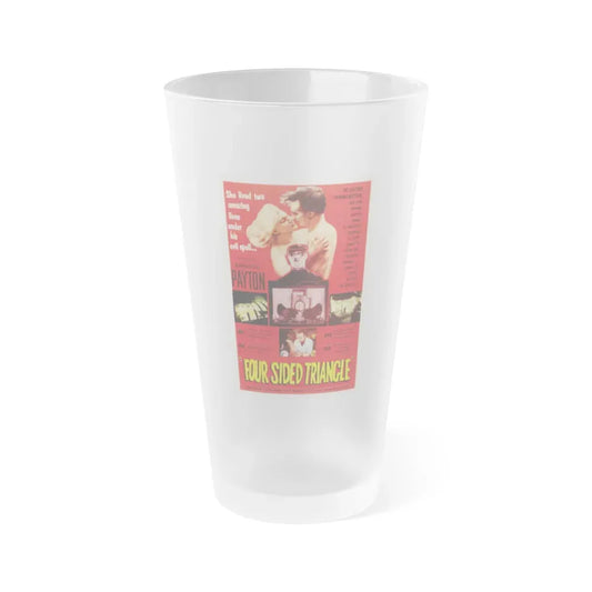 FOUR SIDED TRIANGLE 1953 Movie Poster - Frosted Pint Glass 16oz 16oz Frosted - Go Mug Yourself