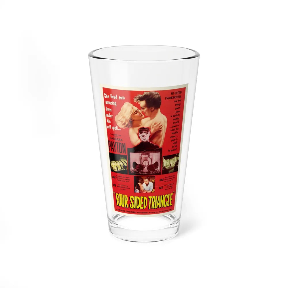 FOUR SIDED TRIANGLE 1953 Movie Poster - Pint Glass 16oz-16oz-Go Mug Yourself