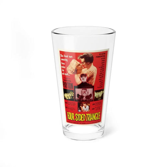 FOUR SIDED TRIANGLE 1953 Movie Poster - Pint Glass 16oz 16oz - Go Mug Yourself