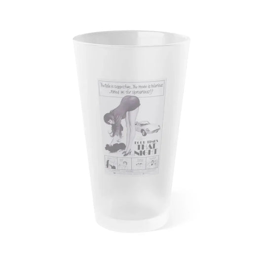 FOUR TIMES THAT NIGHT (2) 1971 Movie Poster - Frosted Pint Glass 16oz 16oz Frosted - Go Mug Yourself