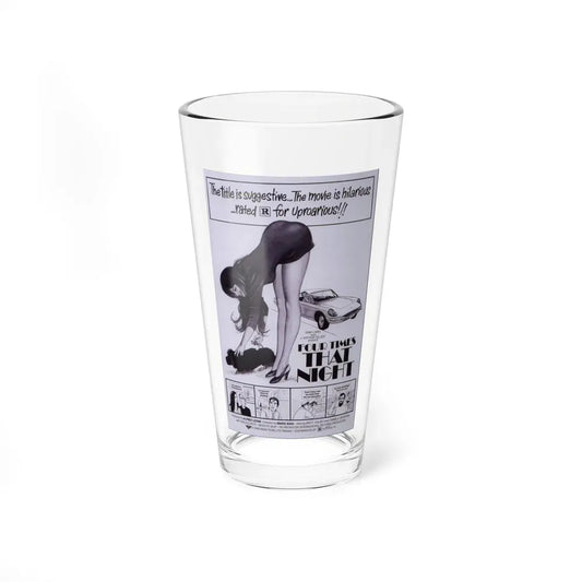 FOUR TIMES THAT NIGHT (2) 1971 Movie Poster - Pint Glass 16oz 16oz - Go Mug Yourself