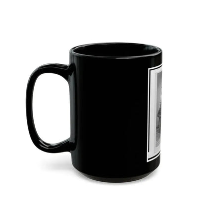 Four Unidentified Men Including At Least One Union Officer, Full-Length Portrait, Seated And Standing, Facing Front (U.S. Civil War) Black Coffee Mug - Go Mug Yourself