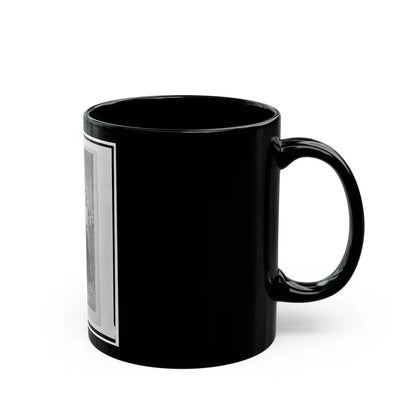 Four Unidentified Men Including At Least One Union Officer, Full-Length Portrait, Seated And Standing, Facing Front (U.S. Civil War) Black Coffee Mug - Go Mug Yourself