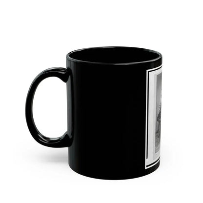 Four Unidentified Men Including At Least One Union Officer, Full-Length Portrait, Seated And Standing, Facing Front (U.S. Civil War) Black Coffee Mug - Go Mug Yourself