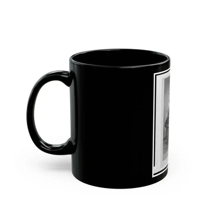 Four Unidentified Men Including At Least One Union Officer, Full-Length Portrait, Seated And Standing, Facing Front (U.S. Civil War) Black Coffee Mug - Go Mug Yourself