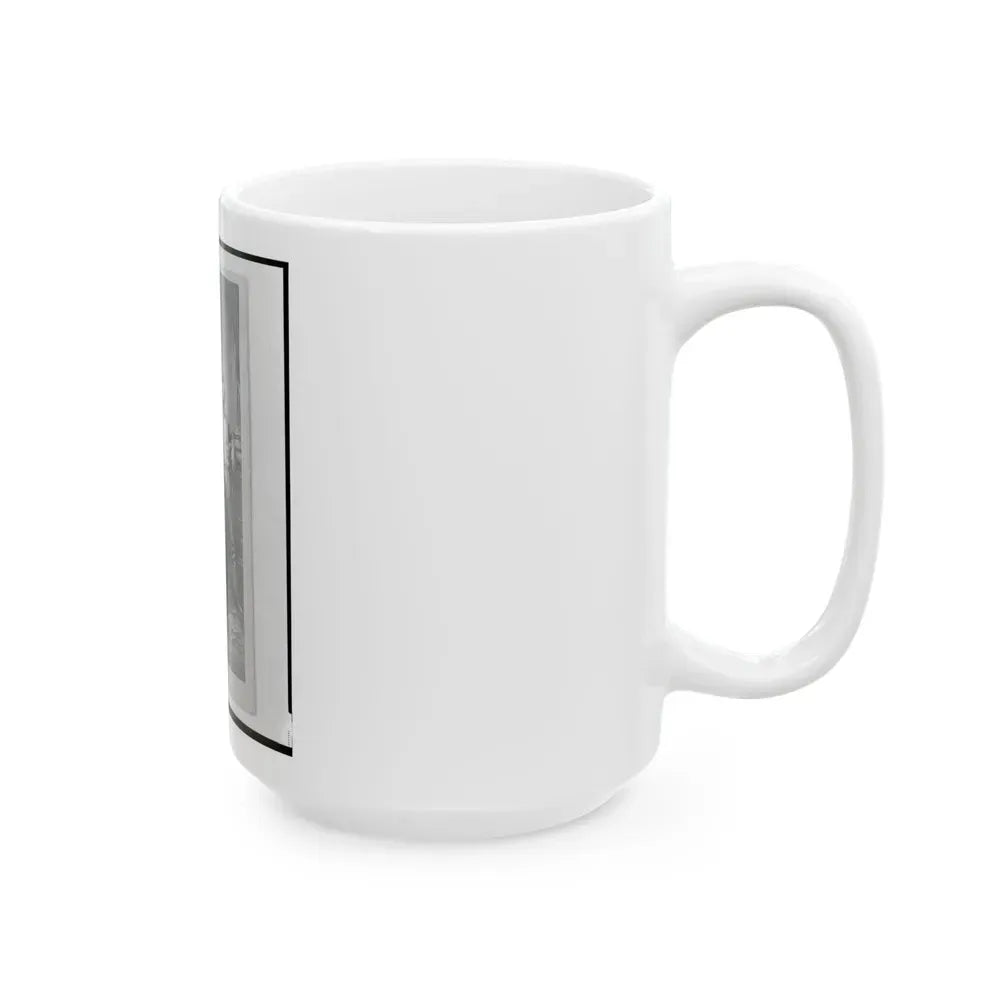 Four Unidentified Men Including At Least One Union Officer, Full-Length Portrait, Seated And Standing, Facing Front (U.S. Civil War) White Coffee Mug - Go Mug Yourself