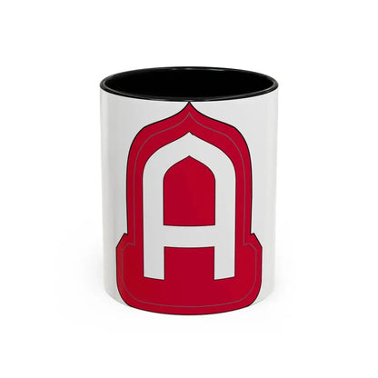 Fourteenth United States (U.S. Army) Accent Coffee Mug 11oz Black - Go Mug Yourself