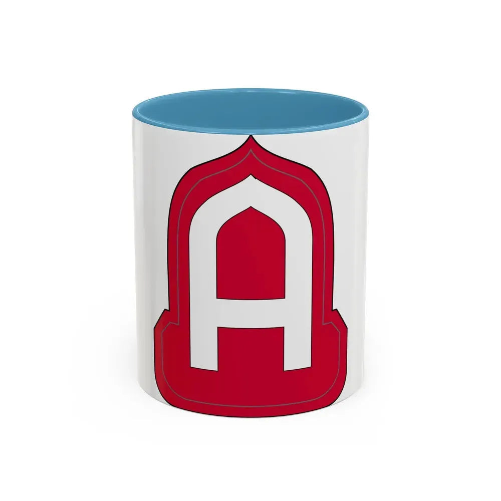 Fourteenth United States (U.S. Army) Accent Coffee Mug 11oz Light Blue - Go Mug Yourself