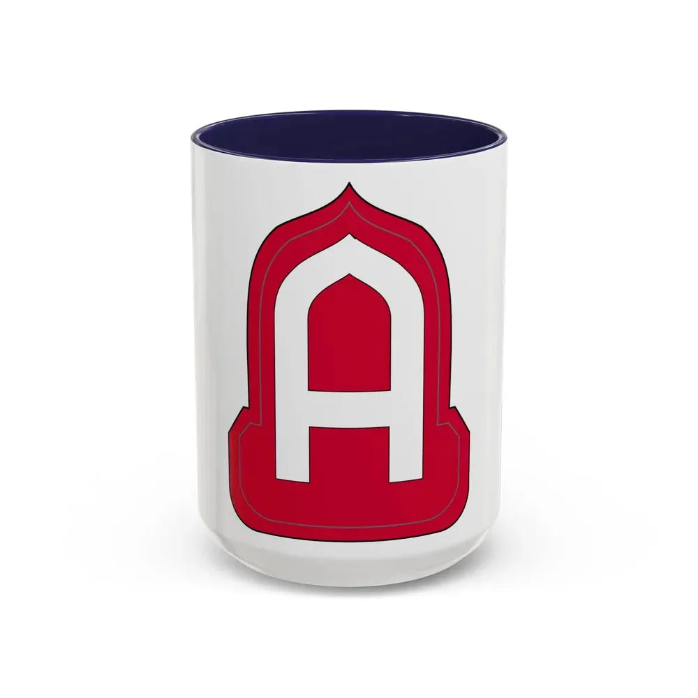 Fourteenth United States (U.S. Army) Accent Coffee Mug 15oz Navy - Go Mug Yourself
