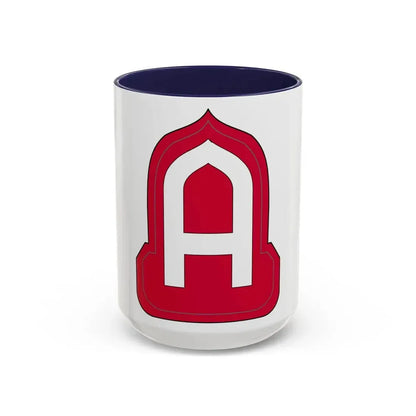 Fourteenth United States (U.S. Army) Accent Coffee Mug 15oz Navy - Go Mug Yourself