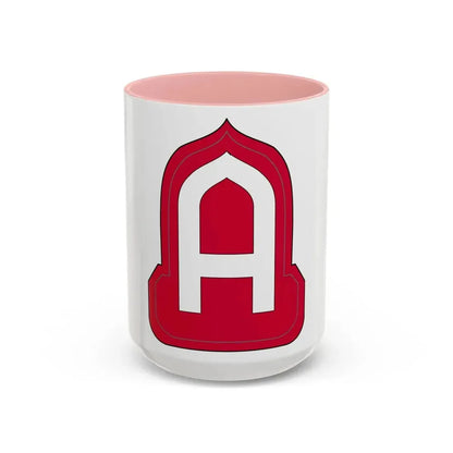 Fourteenth United States (U.S. Army) Accent Coffee Mug 15oz Pink - Go Mug Yourself