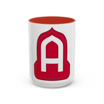 Fourteenth United States (U.S. Army) Accent Coffee Mug 15oz Red - Go Mug Yourself