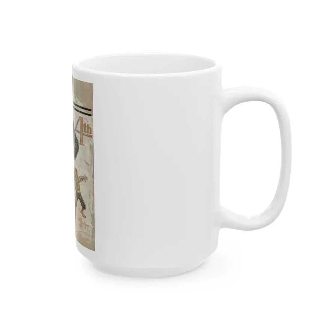 Fourth of July, The Saturday Evening Post, July 1, 1911 - White Coffee Mug - Go Mug Yourself