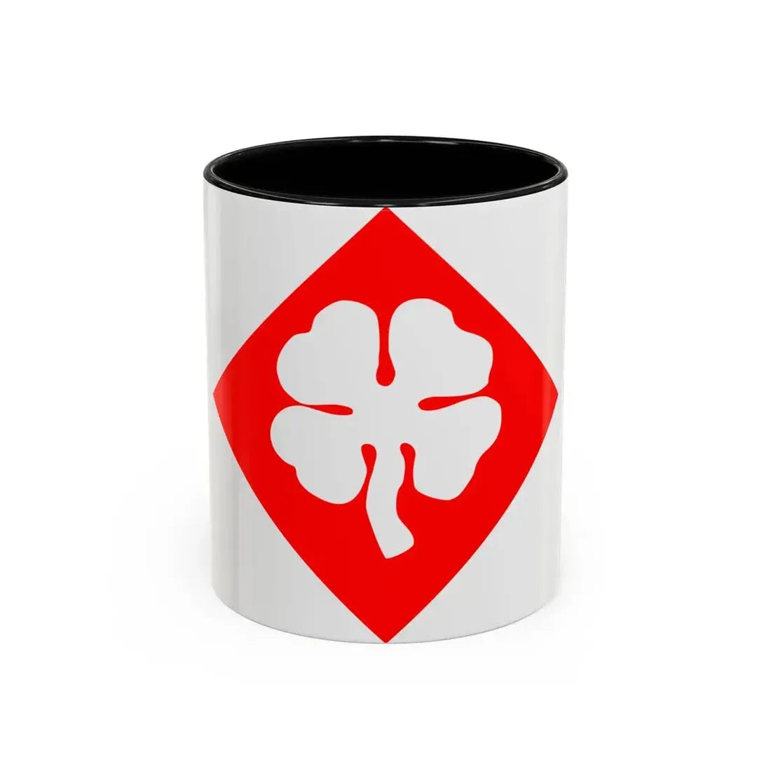 Fourth United States (U.S. Army) Accent Coffee Mug 11oz Black - Go Mug Yourself