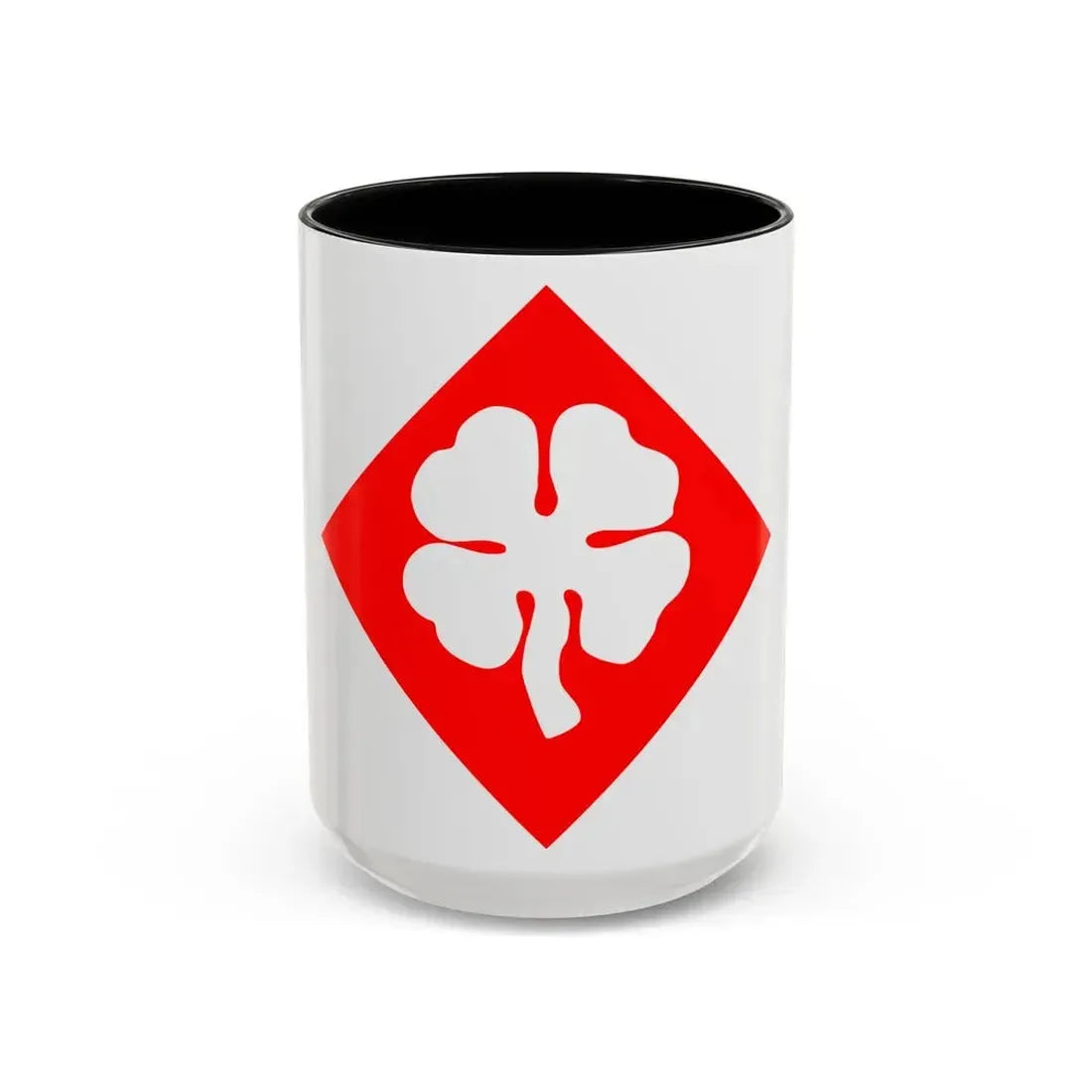 Fourth United States (U.S. Army) Accent Coffee Mug 15oz Black - Go Mug Yourself