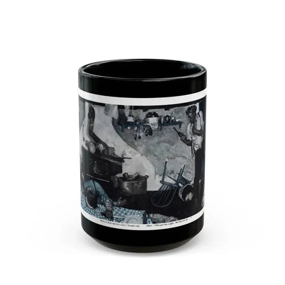 Fox Fire (2), Cosmopolitan, November 1932 - Black Coffee Mug 15oz - Go Mug Yourself