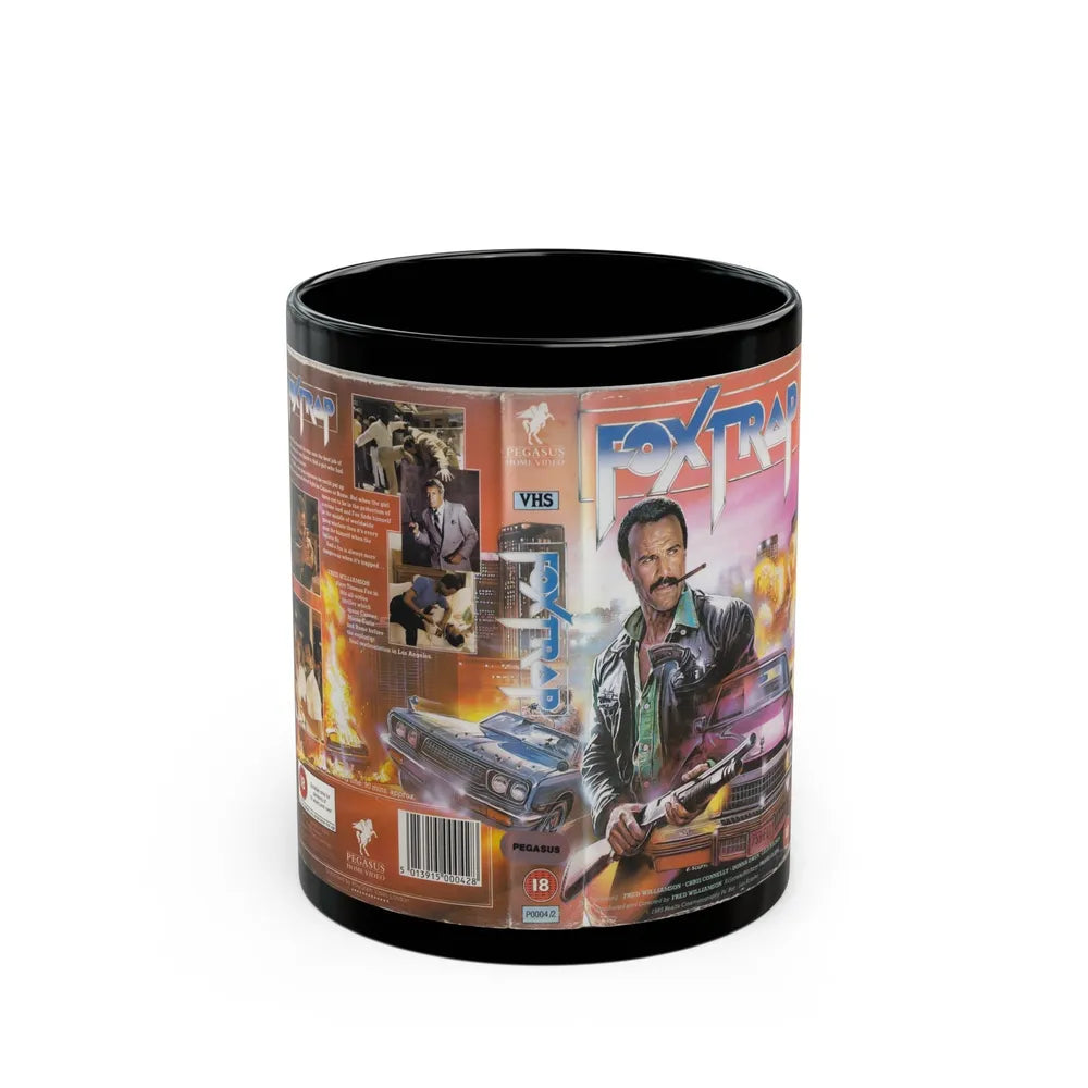 FOX TRAP (VHS COVER) - Black Coffee Mug-11oz-Go Mug Yourself