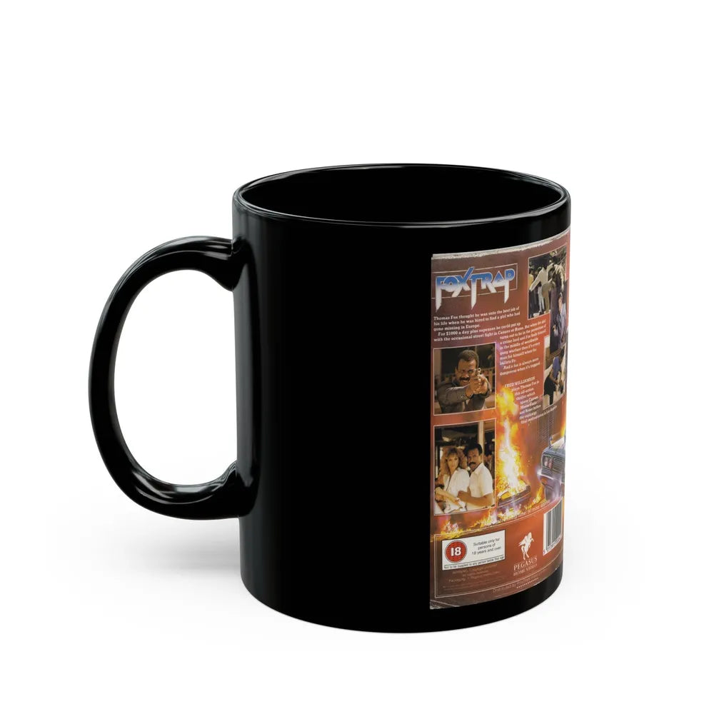 FOX TRAP (VHS COVER) - Black Coffee Mug-Go Mug Yourself