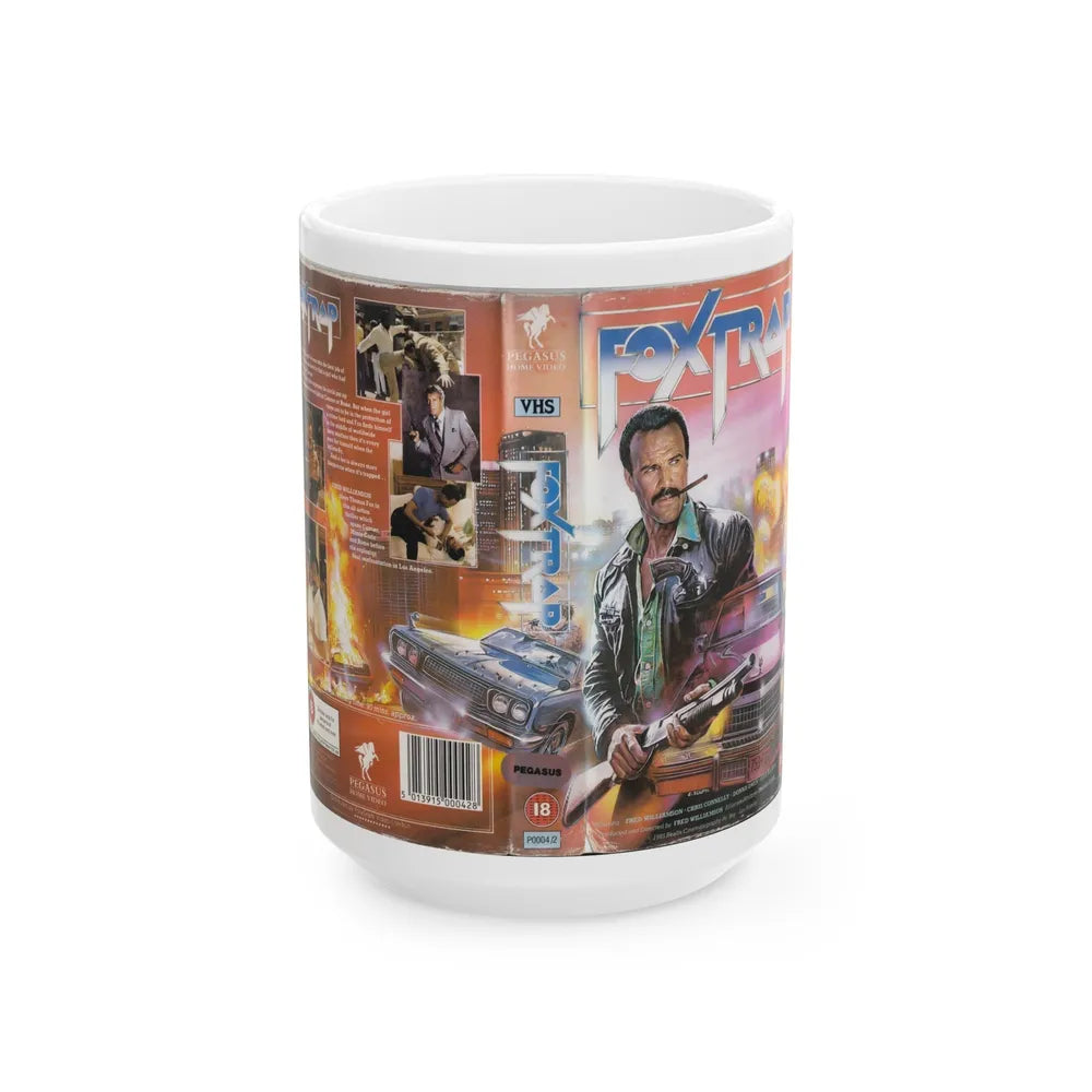 FOX TRAP (VHS COVER) - White Coffee Mug-15oz-Go Mug Yourself