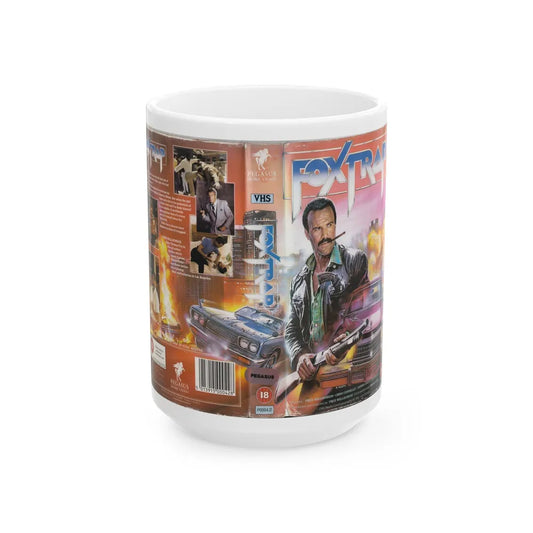 FOX TRAP (VHS COVER) - White Coffee Mug-15oz-Go Mug Yourself