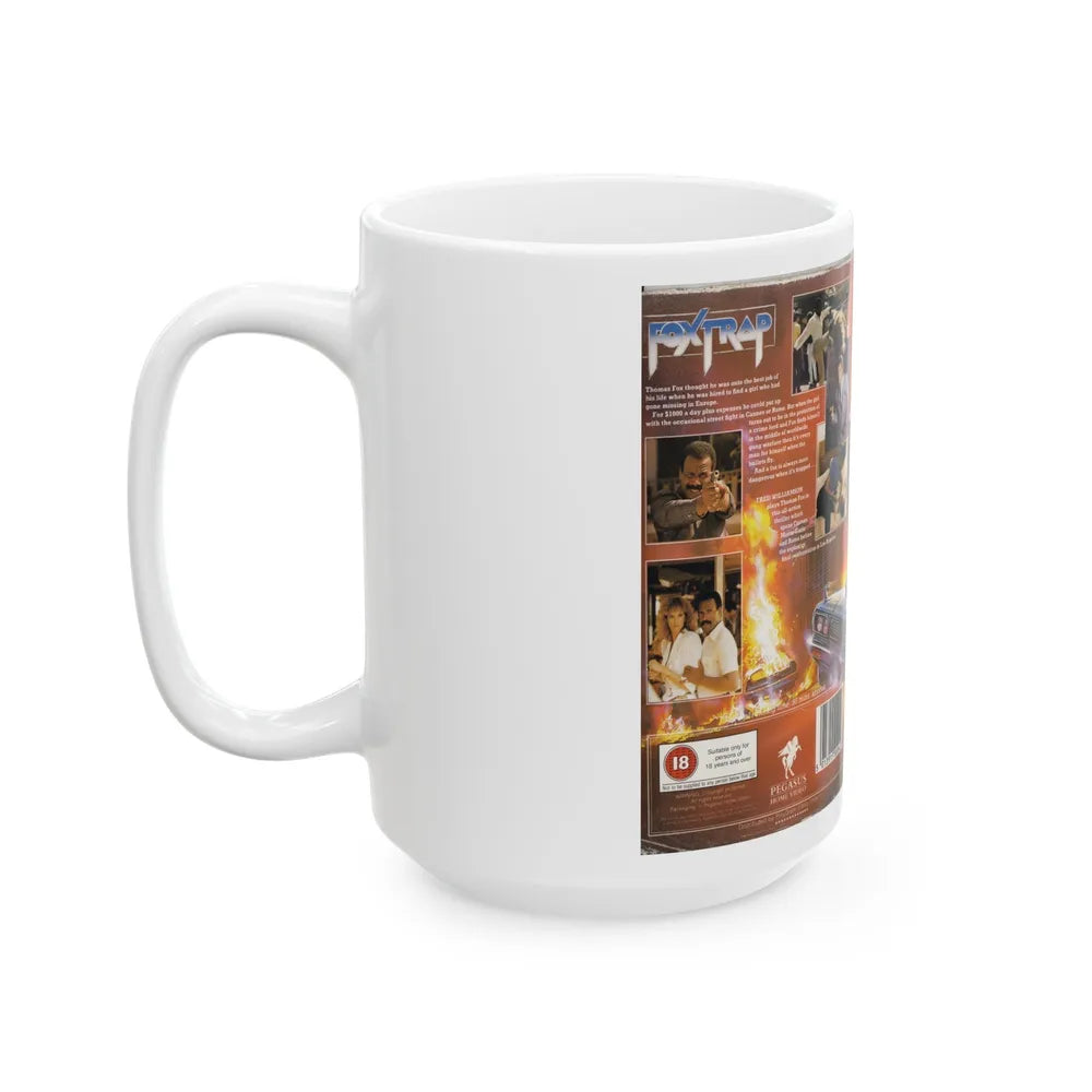 FOX TRAP (VHS COVER) - White Coffee Mug-Go Mug Yourself