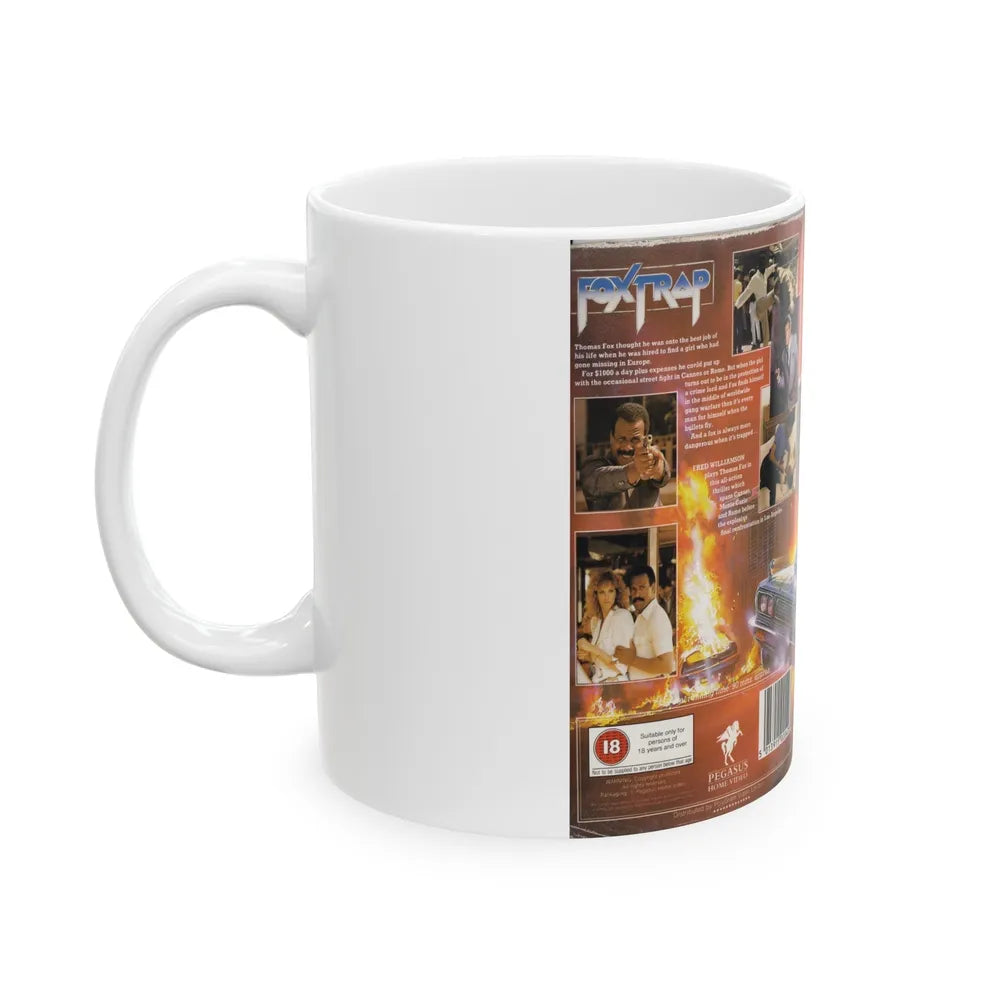 FOX TRAP (VHS COVER) - White Coffee Mug-Go Mug Yourself