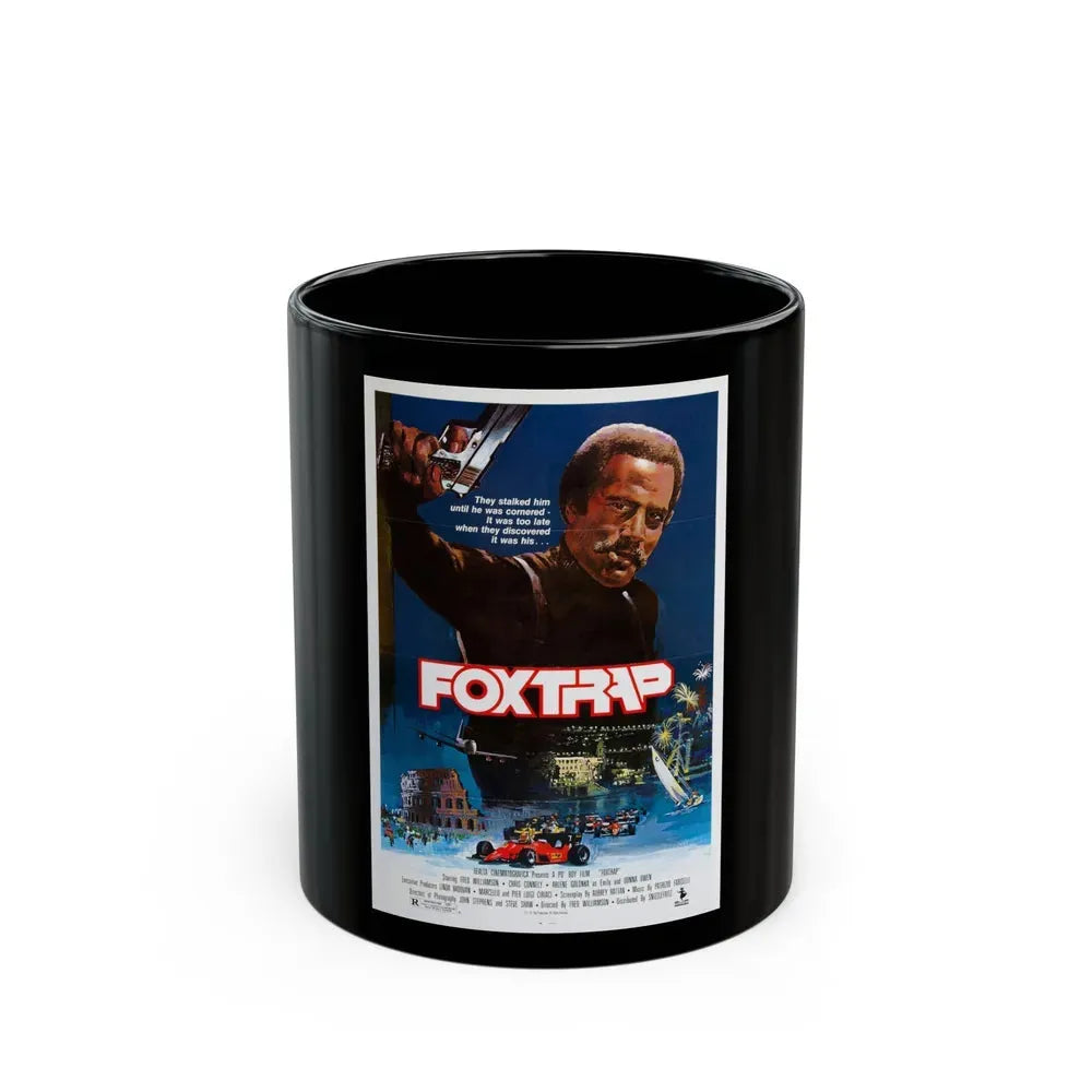 FOXTRAP 1986 Movie Poster - Black Coffee Mug 11oz - Go Mug Yourself