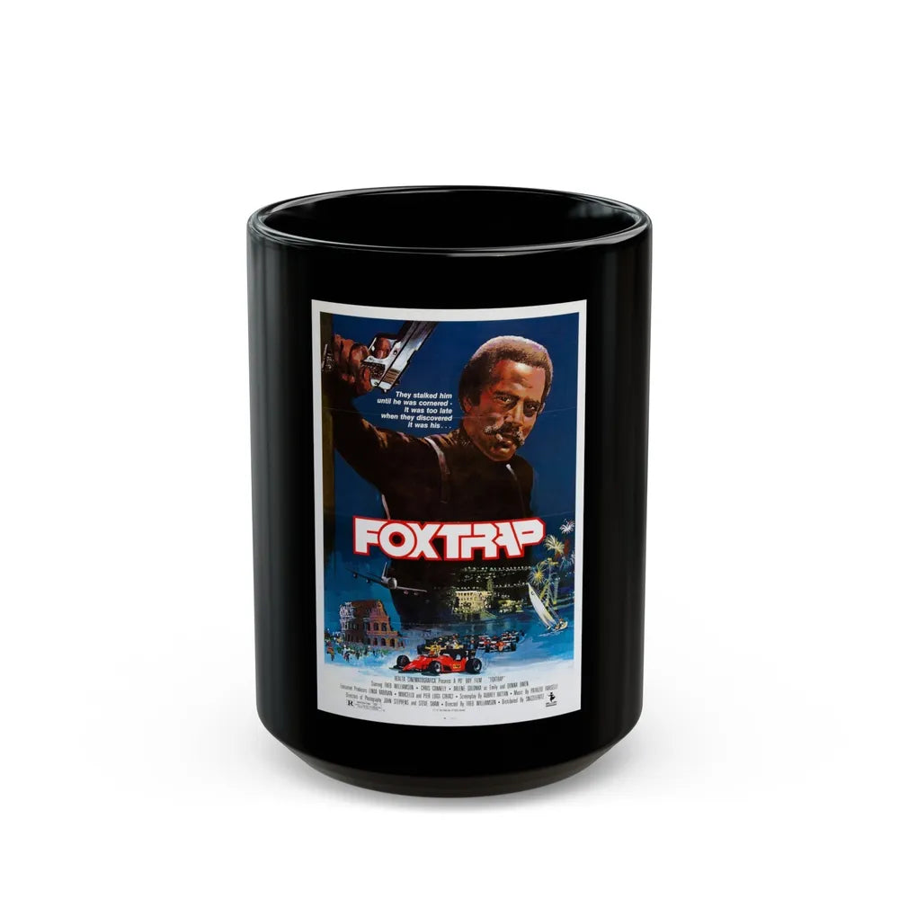 FOXTRAP 1986 Movie Poster - Black Coffee Mug-15oz-Go Mug Yourself