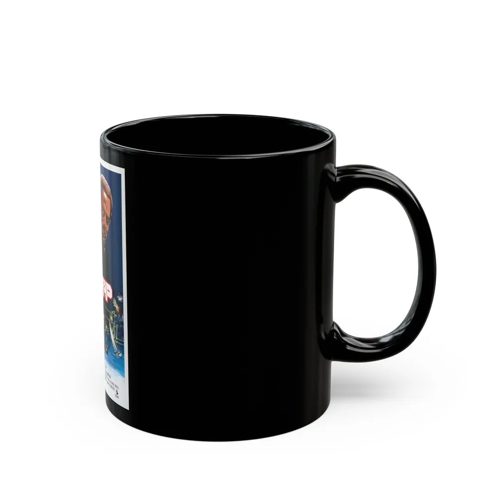 FOXTRAP 1986 Movie Poster - Black Coffee Mug-Go Mug Yourself