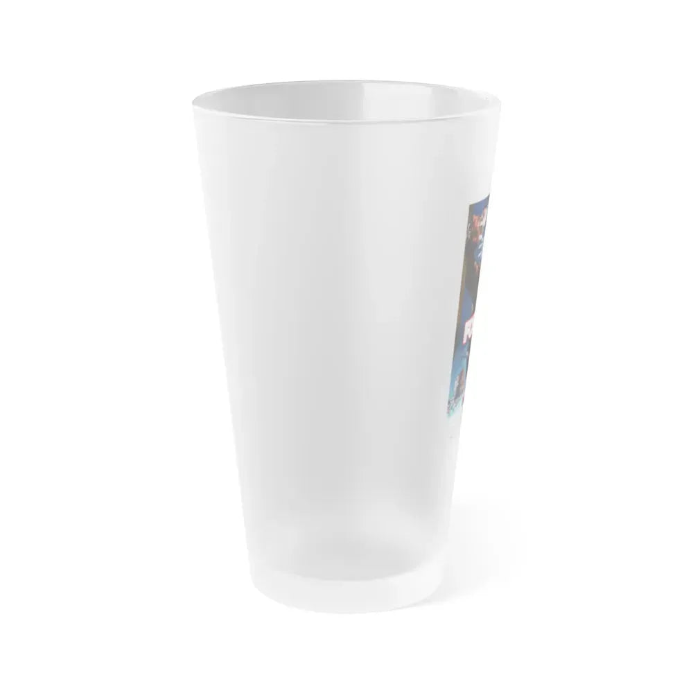 FOXTRAP 1986 Movie Poster - Frosted Pint Glass 16oz - Go Mug Yourself