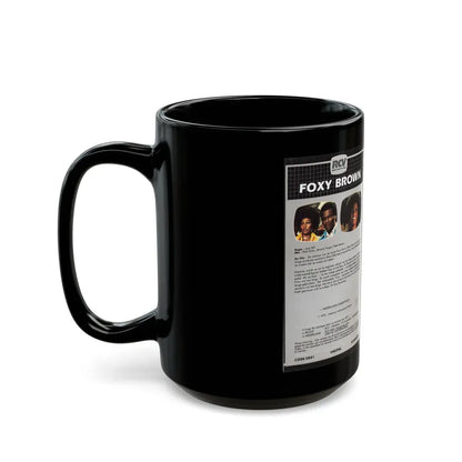 FOXY BROWN (VHS COVER) - Black Coffee Mug - Go Mug Yourself