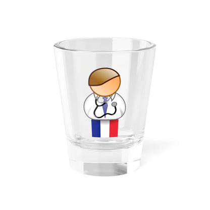 FR-Medical-Bio-Stub (France) Shot Glass 1.5oz 1.5oz - Go Mug Yourself
