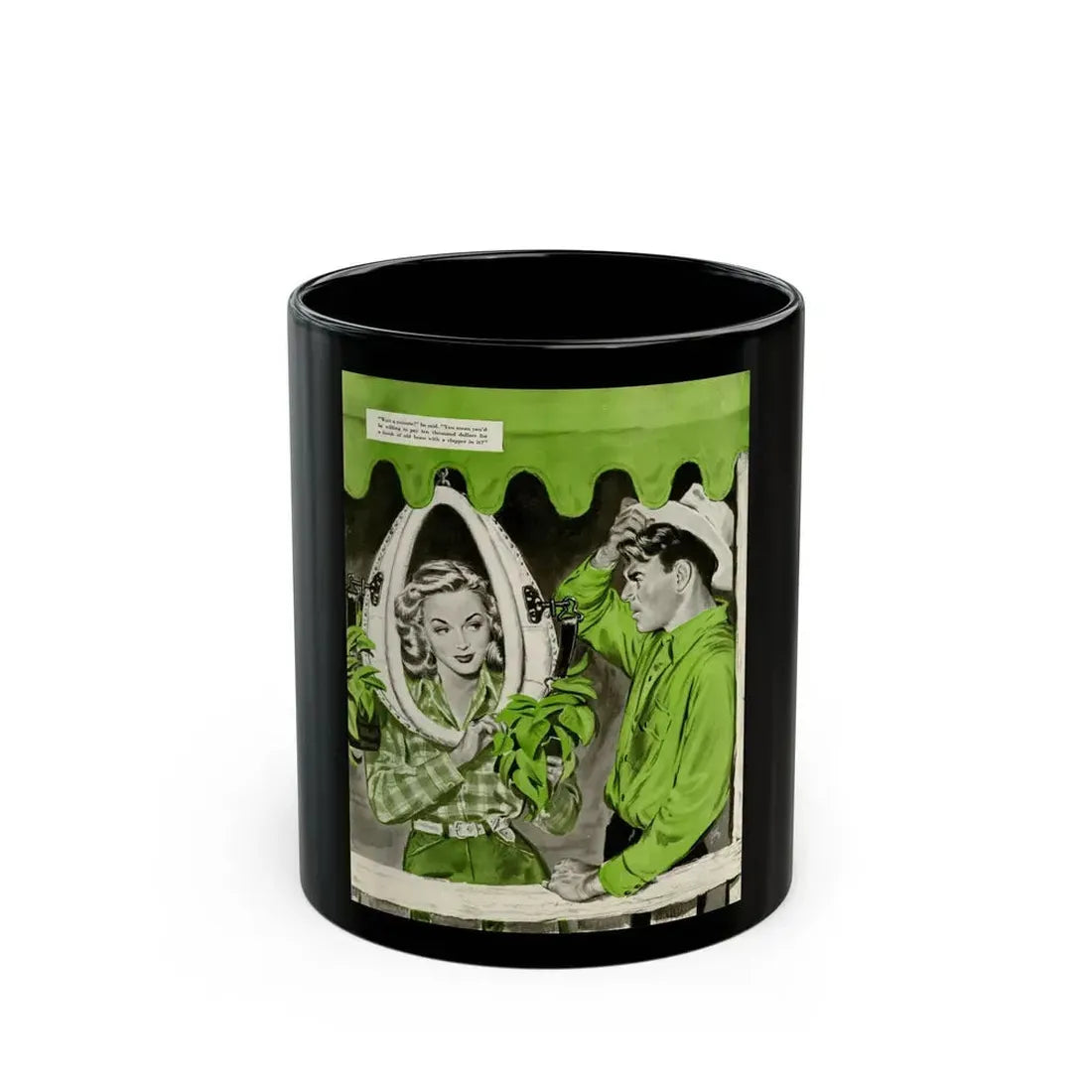 Frame For A Beauty, 1946 - Black Coffee Mug 11oz - Go Mug Yourself