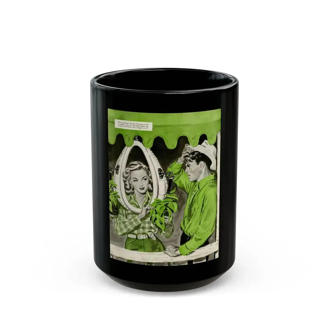 Frame For A Beauty, 1946 - Black Coffee Mug 15oz - Go Mug Yourself