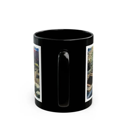 Frame-Up, Liberty, October, 1948 - Black Coffee Mug - Go Mug Yourself