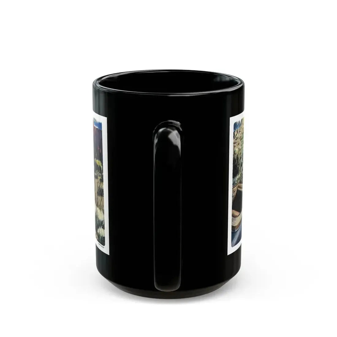 Frame-Up, Liberty, October, 1948 - Black Coffee Mug - Go Mug Yourself
