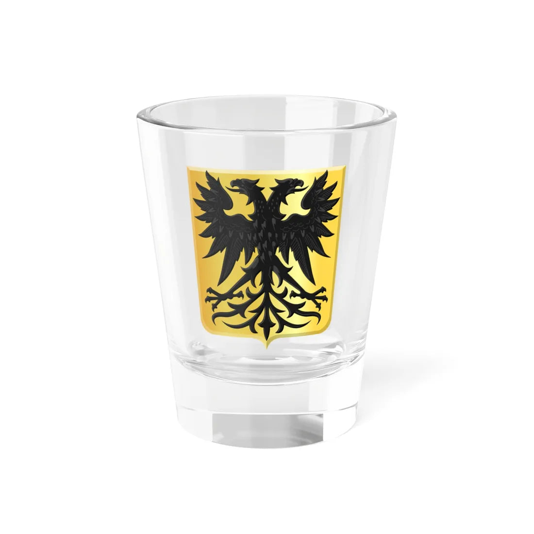 Frameries wapen (Belgium) (Coat of Arms) Shot Glass 1.5oz 1.5oz - Go Mug Yourself