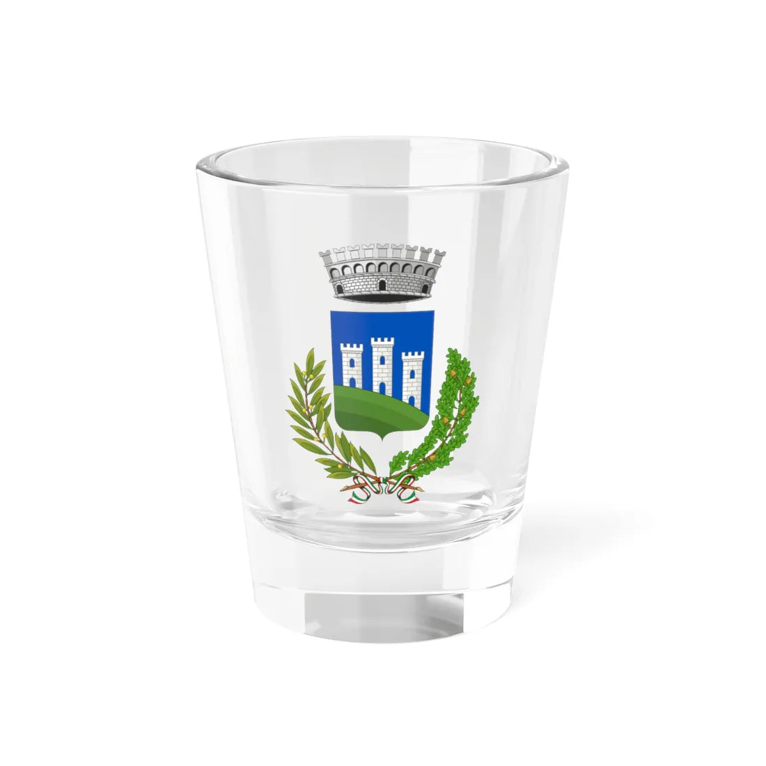 Framura-Stemma (Italy) (Coat of Arms) Shot Glass 1.5oz 1.5oz - Go Mug Yourself