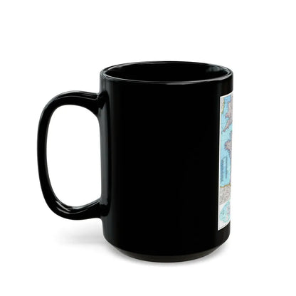 France (1989) (Map) Black Coffee Mug - Go Mug Yourself