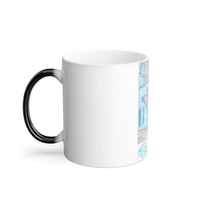 France (1989) (Map) Color Changing Mug 11oz-Go Mug Yourself