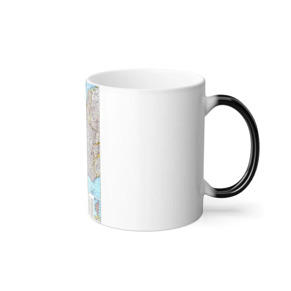 France (1989) (Map) Color Changing Mug 11oz-Go Mug Yourself