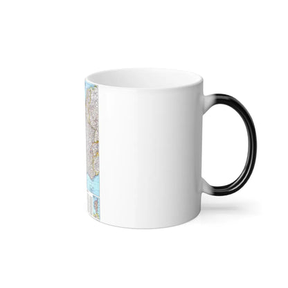 France (1989) (Map) Color Changing Mug 11oz-Go Mug Yourself