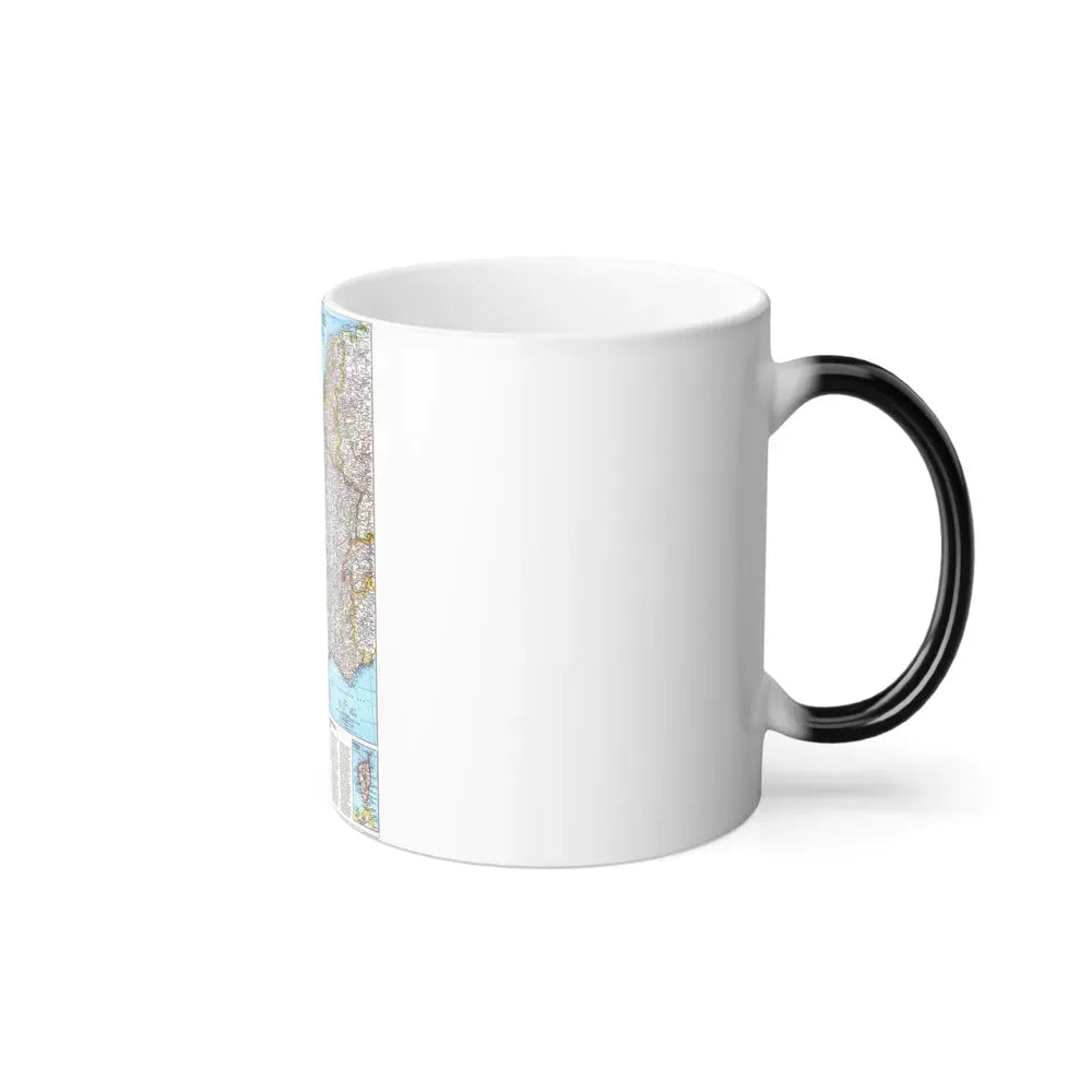 France (1989) (Map) Color Changing Mug 11oz - Go Mug Yourself