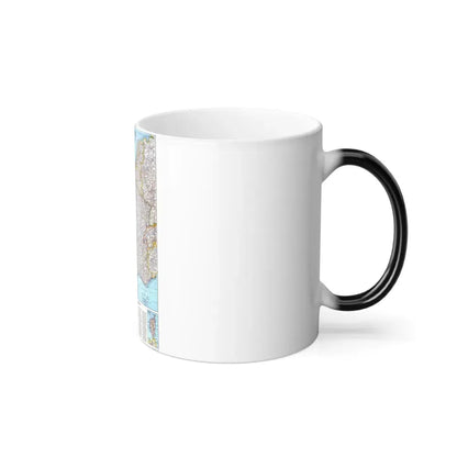 France (1989) (Map) Color Changing Mug 11oz - Go Mug Yourself