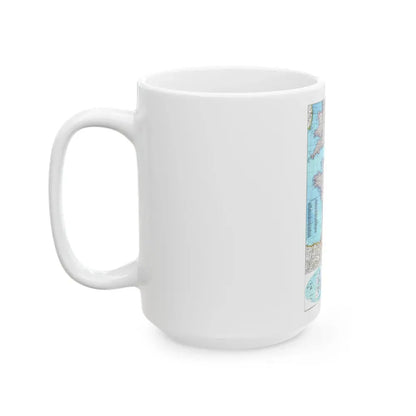 France (1989) (Map) White Coffee Mug - Go Mug Yourself