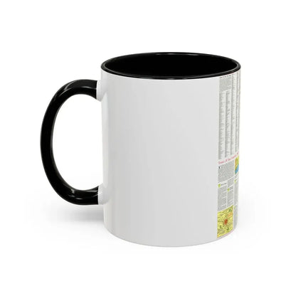 France - A Traveller's Map 2 (1971) (Map) Accent Coffee Mug - Go Mug Yourself