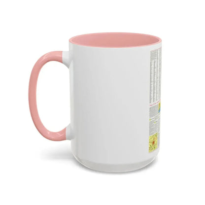 France - A Traveller's Map 2 (1971) (Map) Accent Coffee Mug - Go Mug Yourself