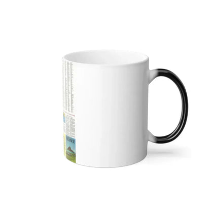 France - A Traveller's Map 2 (1971) (Map) Color Changing Mug 11oz - Go Mug Yourself