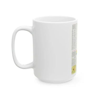 France - A Traveller's Map 2 (1971) (Map) White Coffee Mug - Go Mug Yourself